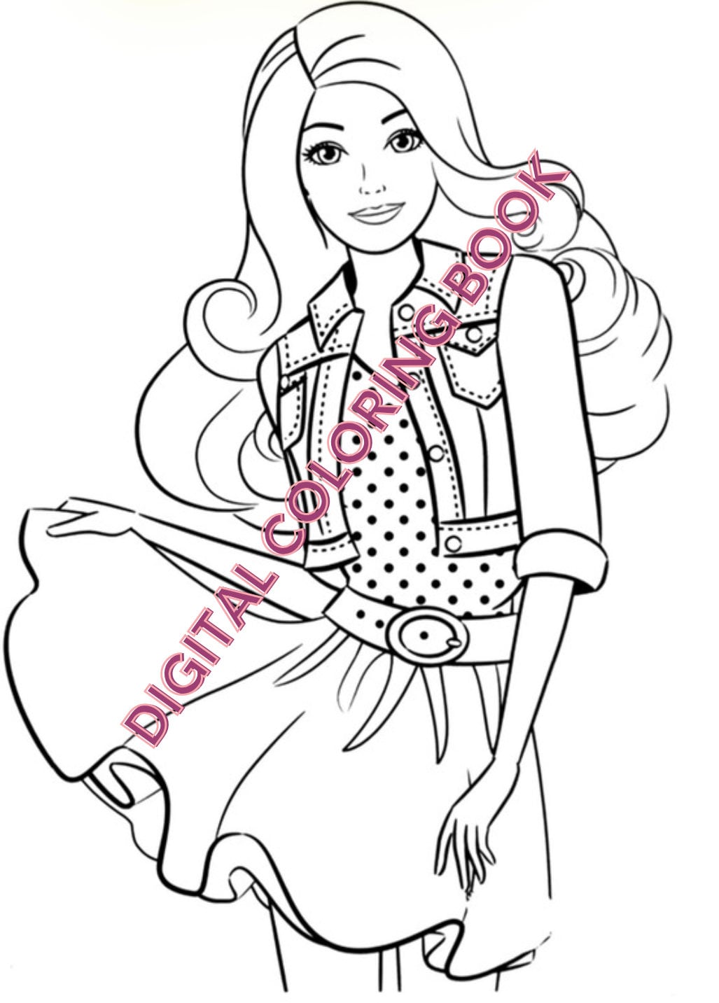 Barbie coloring pages