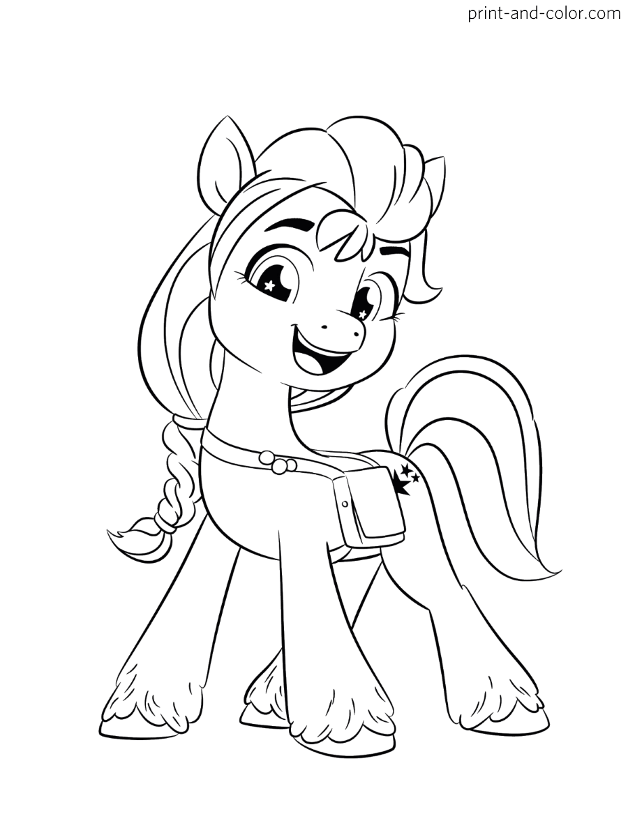 My little pony new generation coloring pages print and color