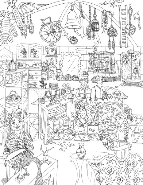 New coloring page the hidden gem