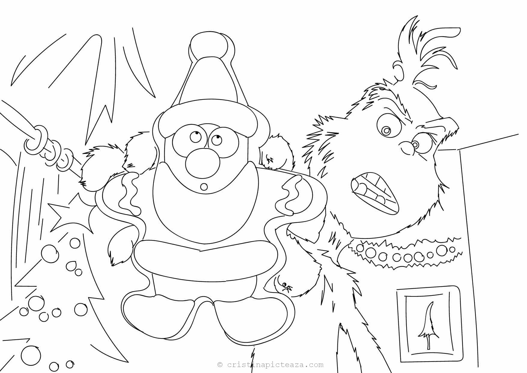 The grinch coloring pages â drawings sheets with grinch