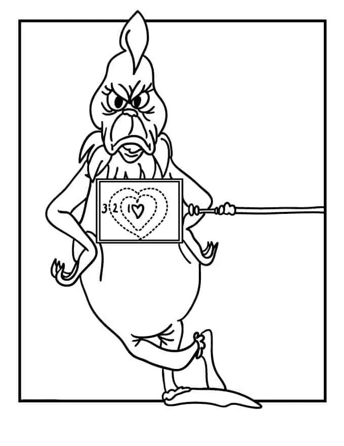 Grinch coloring pages