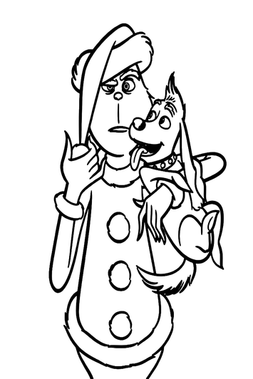 Grinch coloring pages