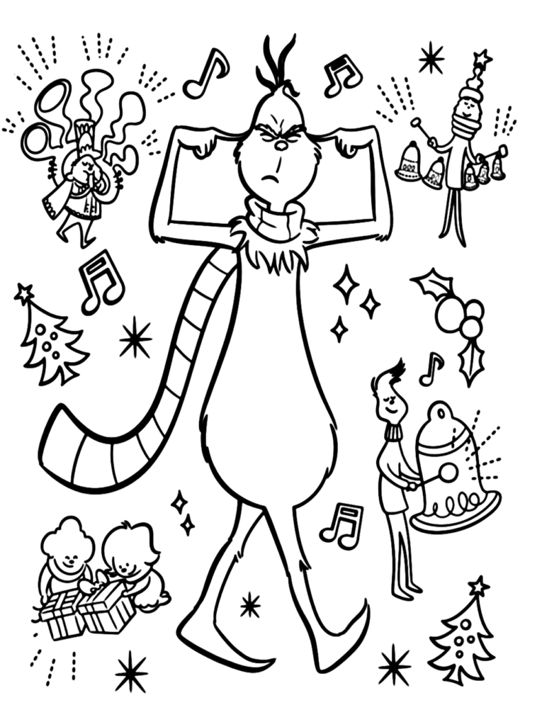 Grinch coloring pages