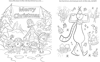 The grinch movie colouring book movie tie