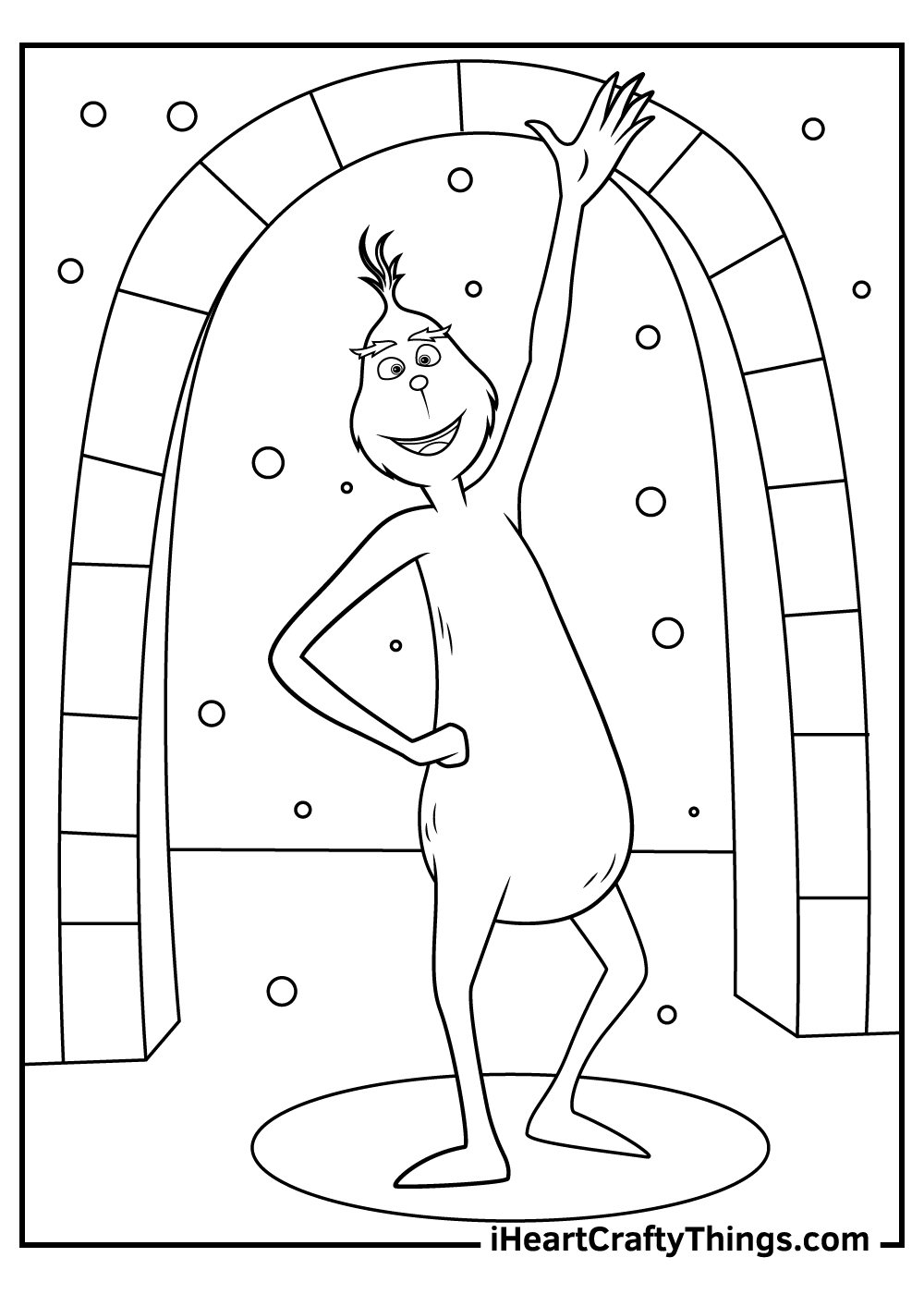 Grinch coloring pages free printables