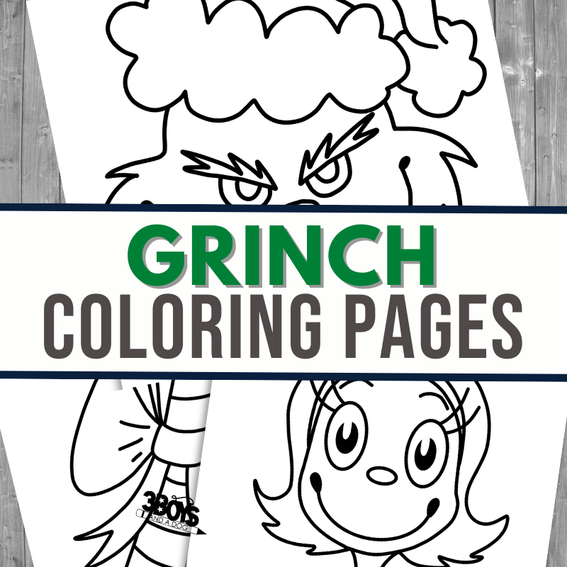 Grinch coloring pages for kids