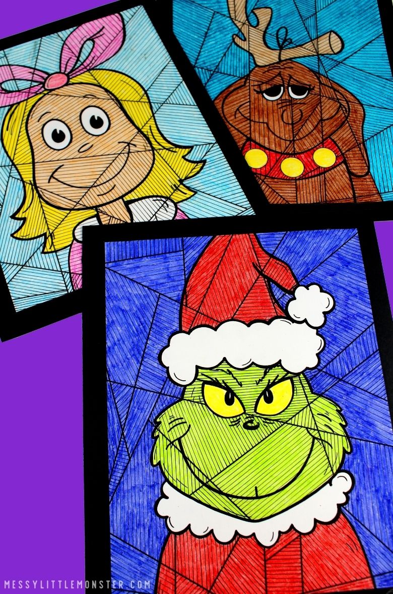 Grinch coloring page