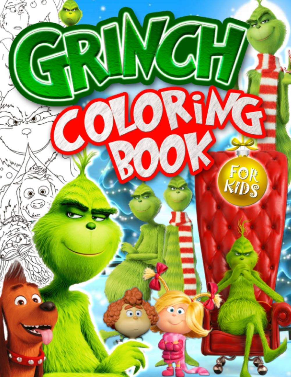 Grinch coloring book grinch best