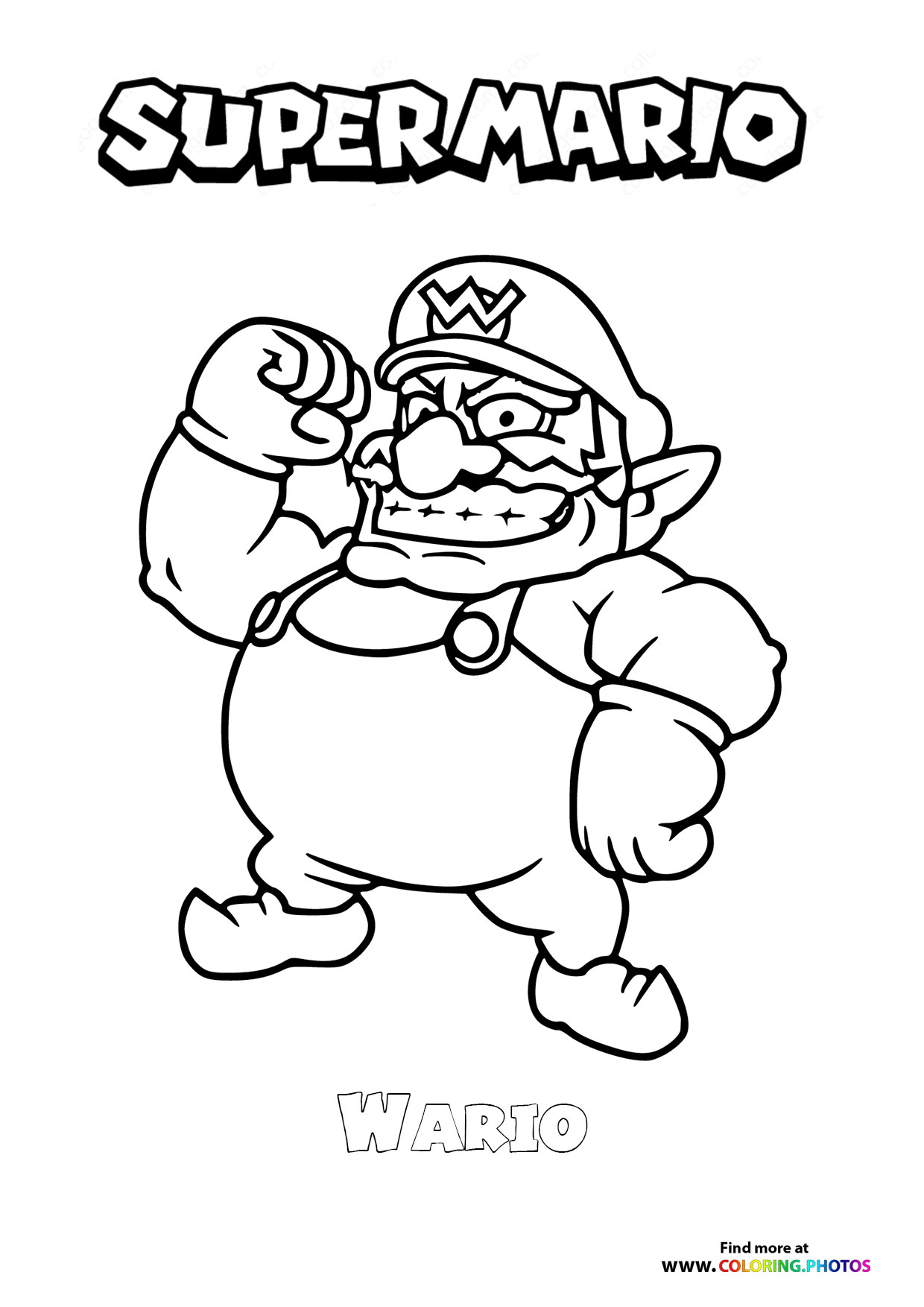 Wario from super mario