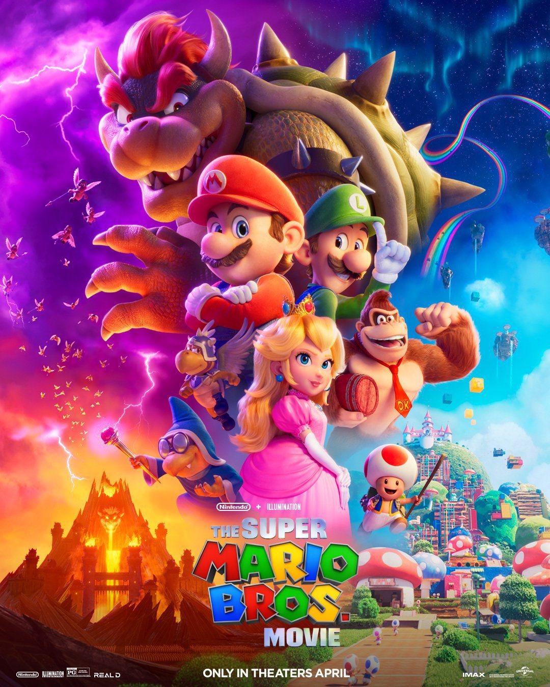 Super mario bros movie poster coloring page rmario