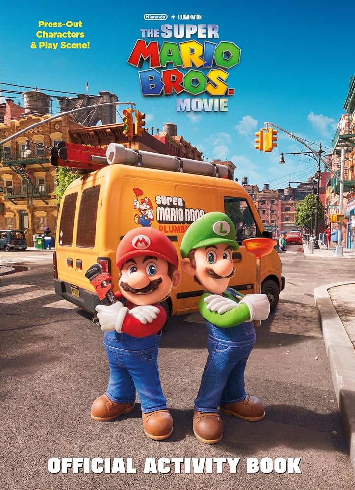 Nintendo and illumination present the super mario bros movie official activity book moccio michael books