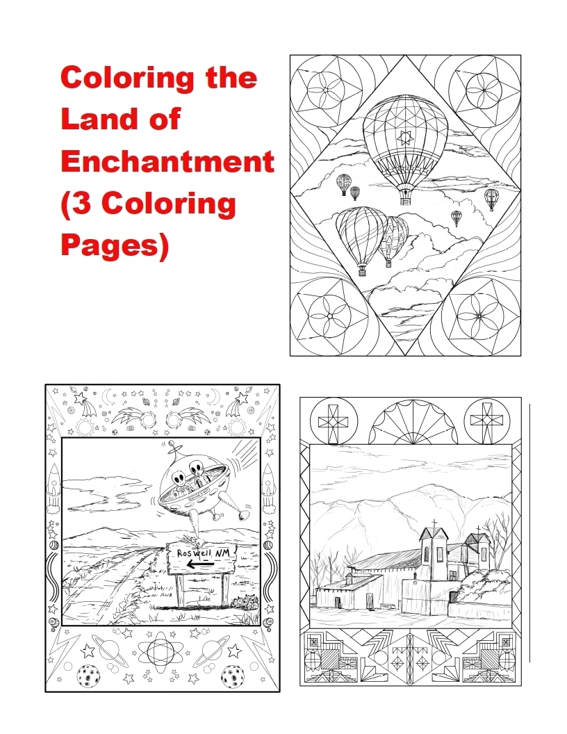 New mexico coloring pages