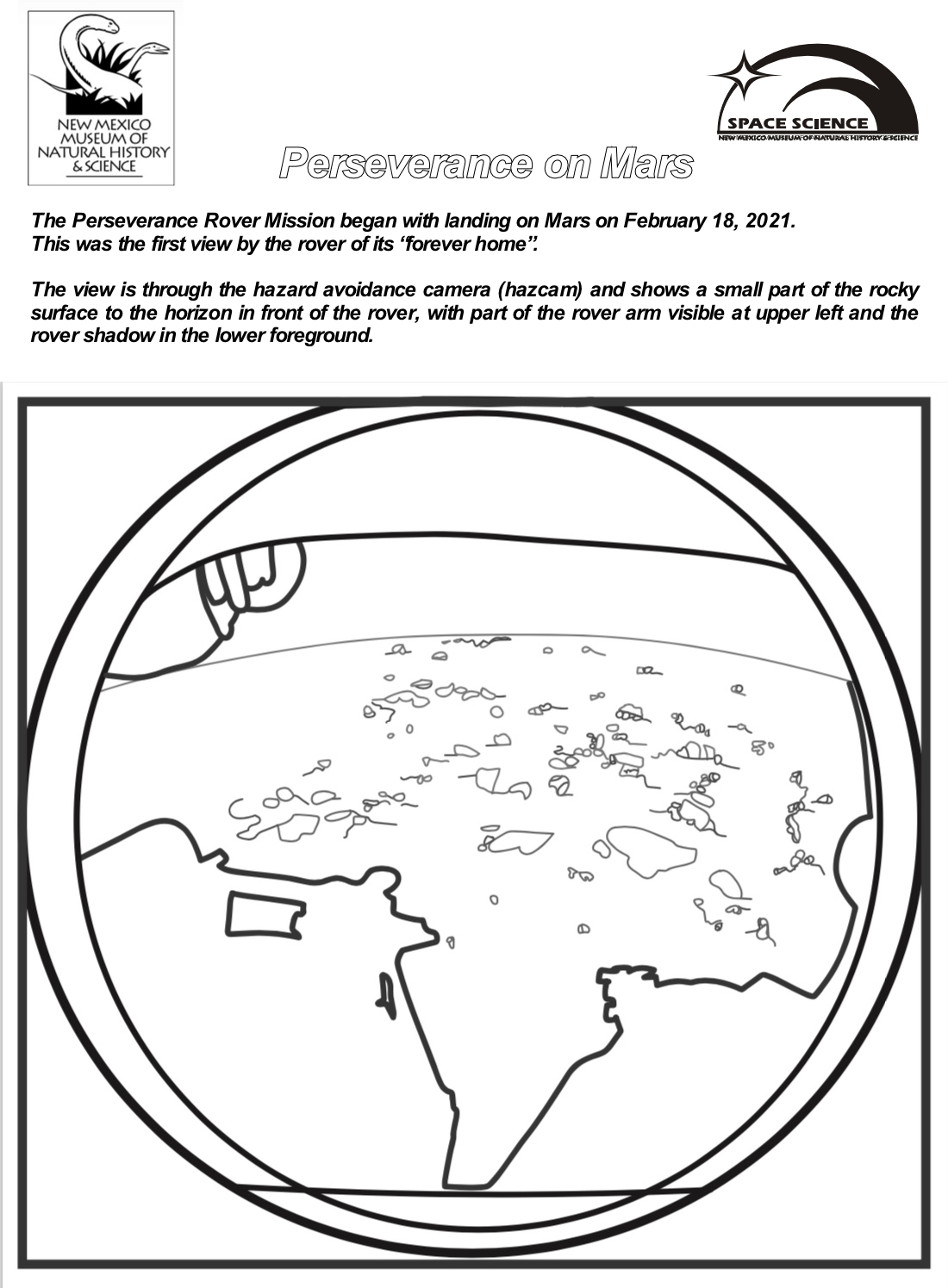 Natural history coloring sheets new mexico museum of natural history science