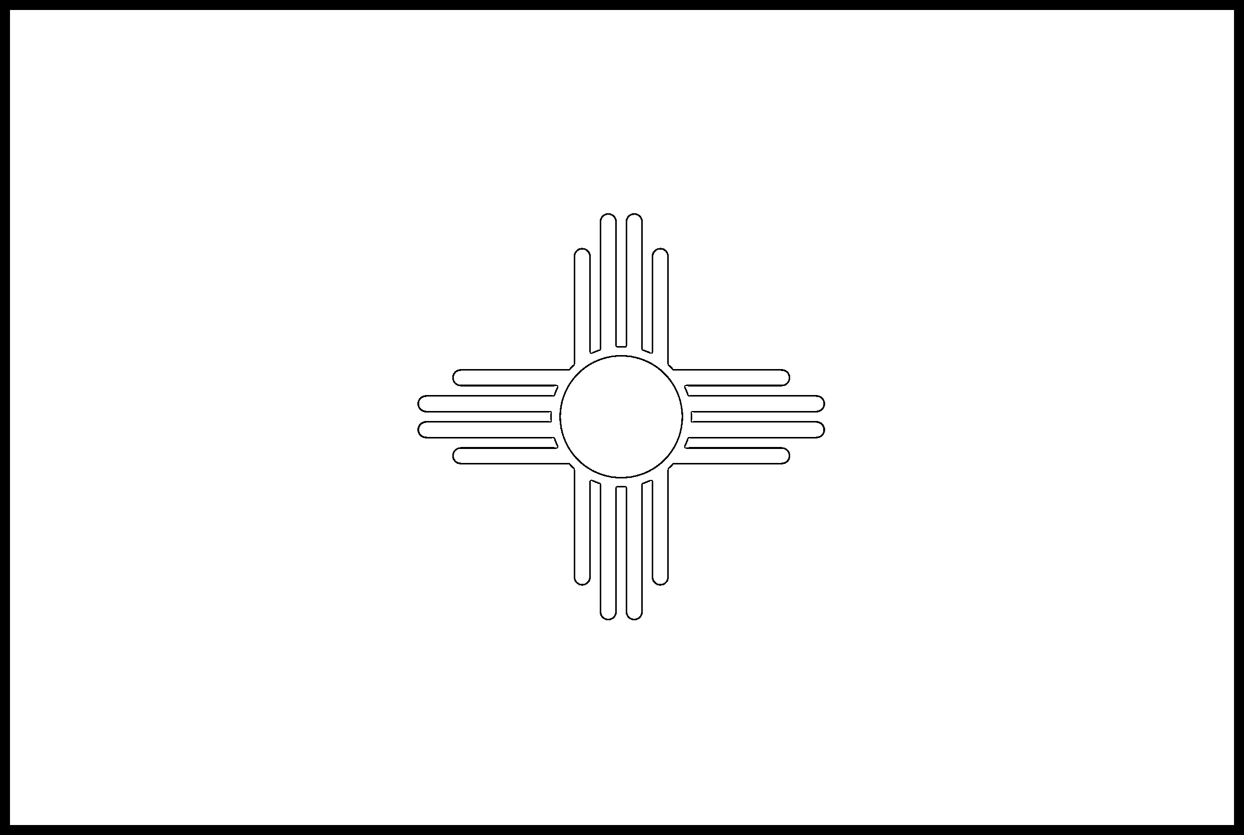 New mexico flag coloring page â state flag drawing â flags web