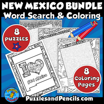 New mexico coloring tpt