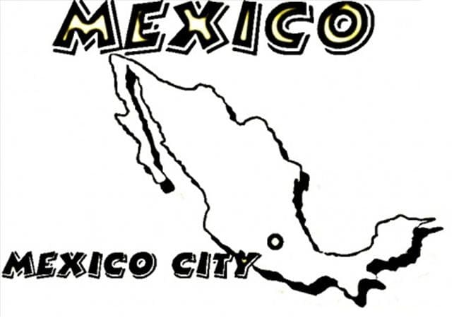 Mexico coloring pages