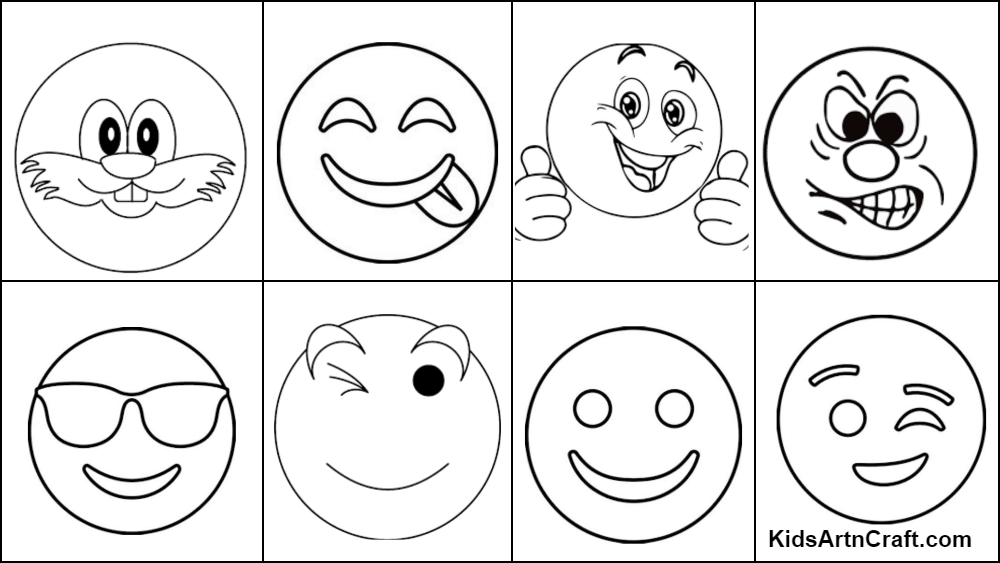 World emoji day coloring pages for kids â free printables