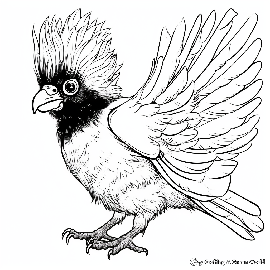 Cockatoo coloring pages