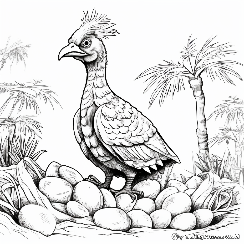 Oviraptor coloring pages