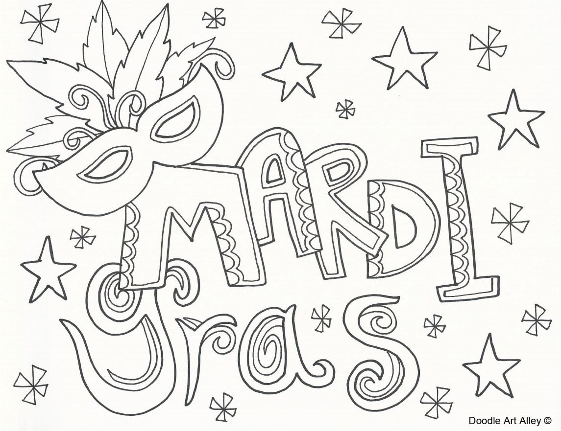 Top places to find free mardi gras coloring pages