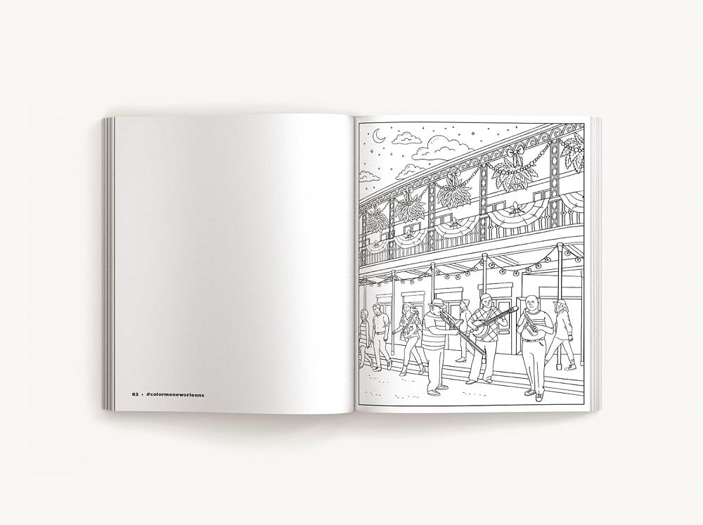 Color me new orleans a crescent city coloring book â cider mill press