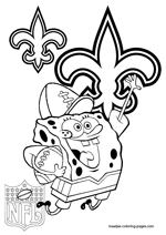 New orleans saints coloring pages