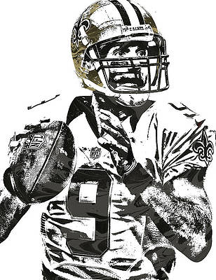 New orleans saints mixed media for sale