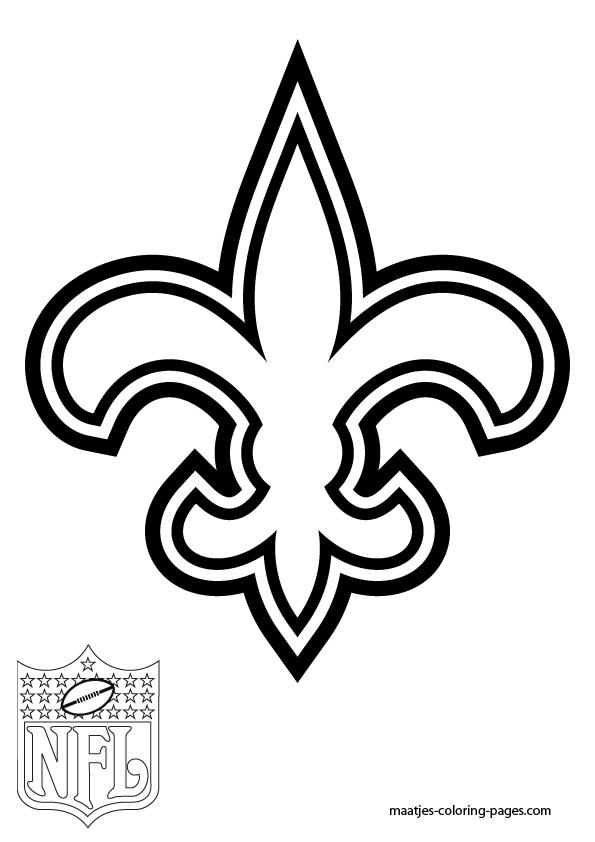 New orleans saints coloring pages saint coloring football coloring pages new orleans saints