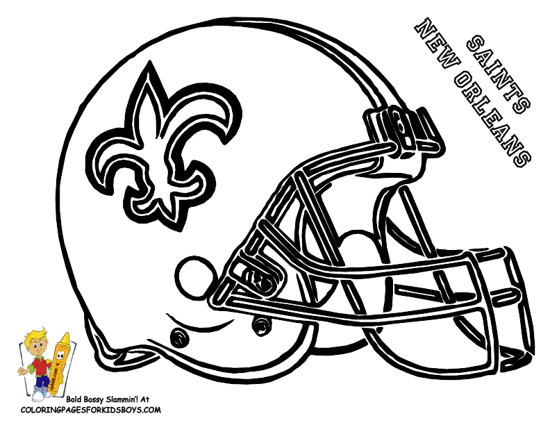 Saints helmet colouring page football coloring pages saints football football helmets