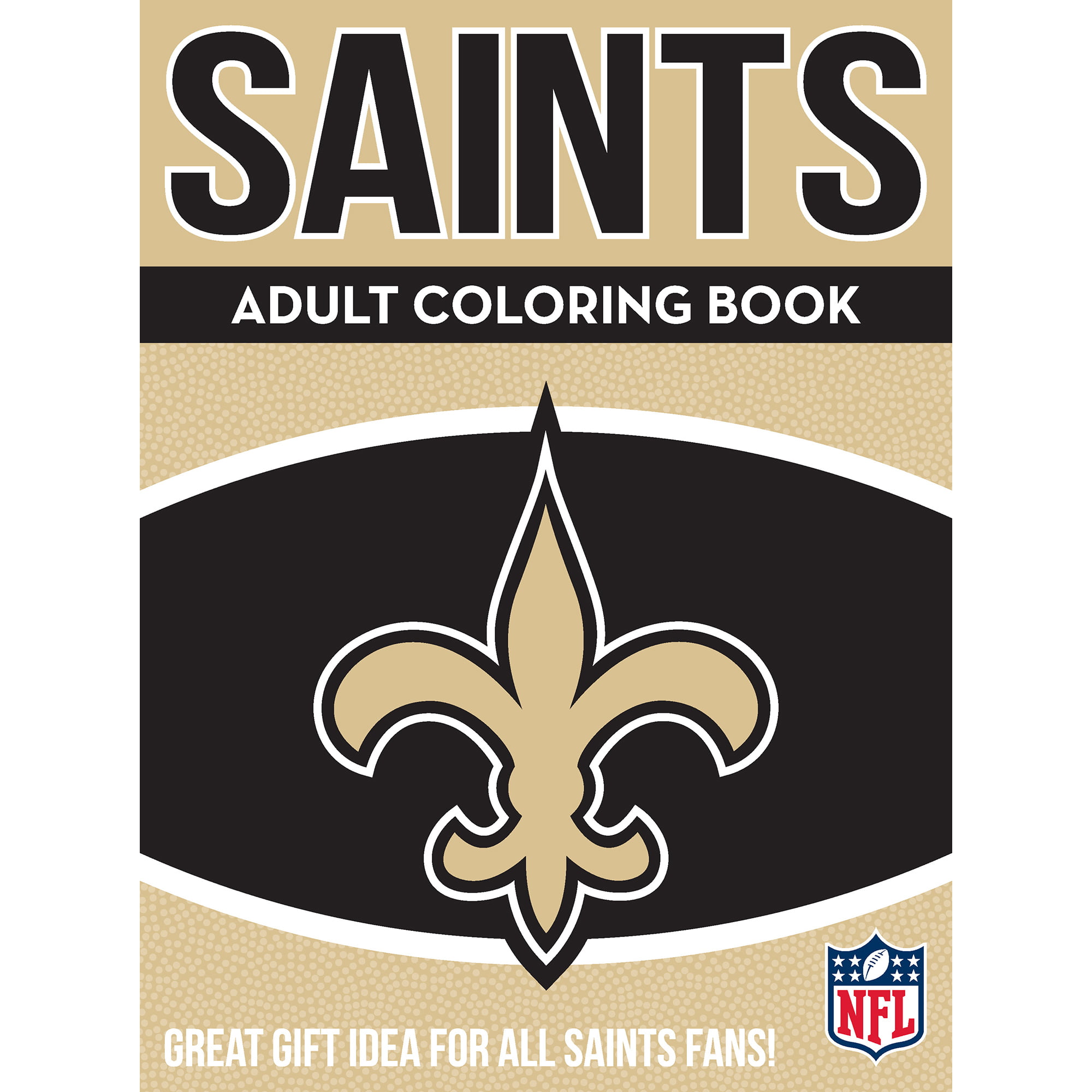 In the sports zone nfl adult coloring book new orleans saints