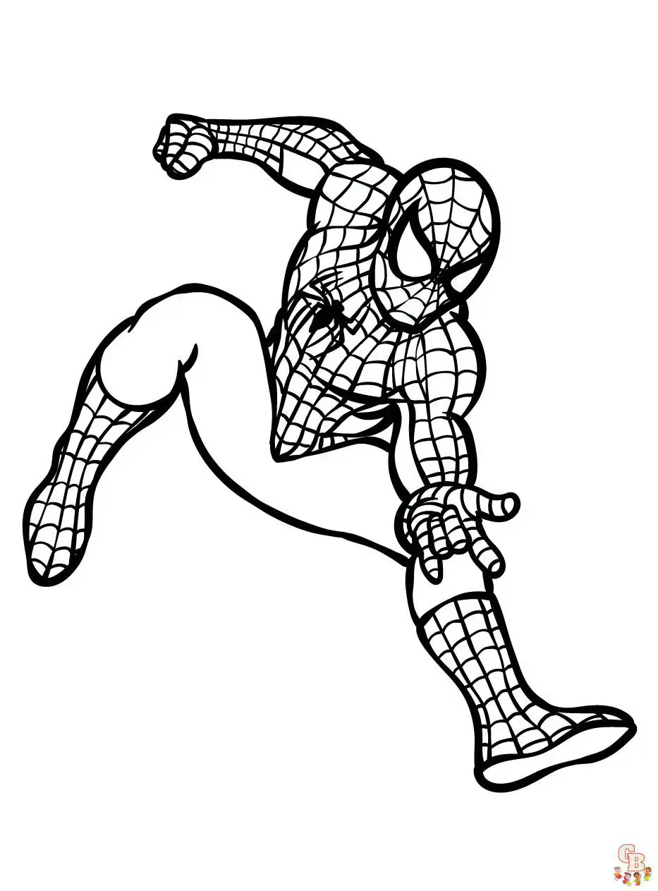 Unleash your creativity with spiderman coloring pages