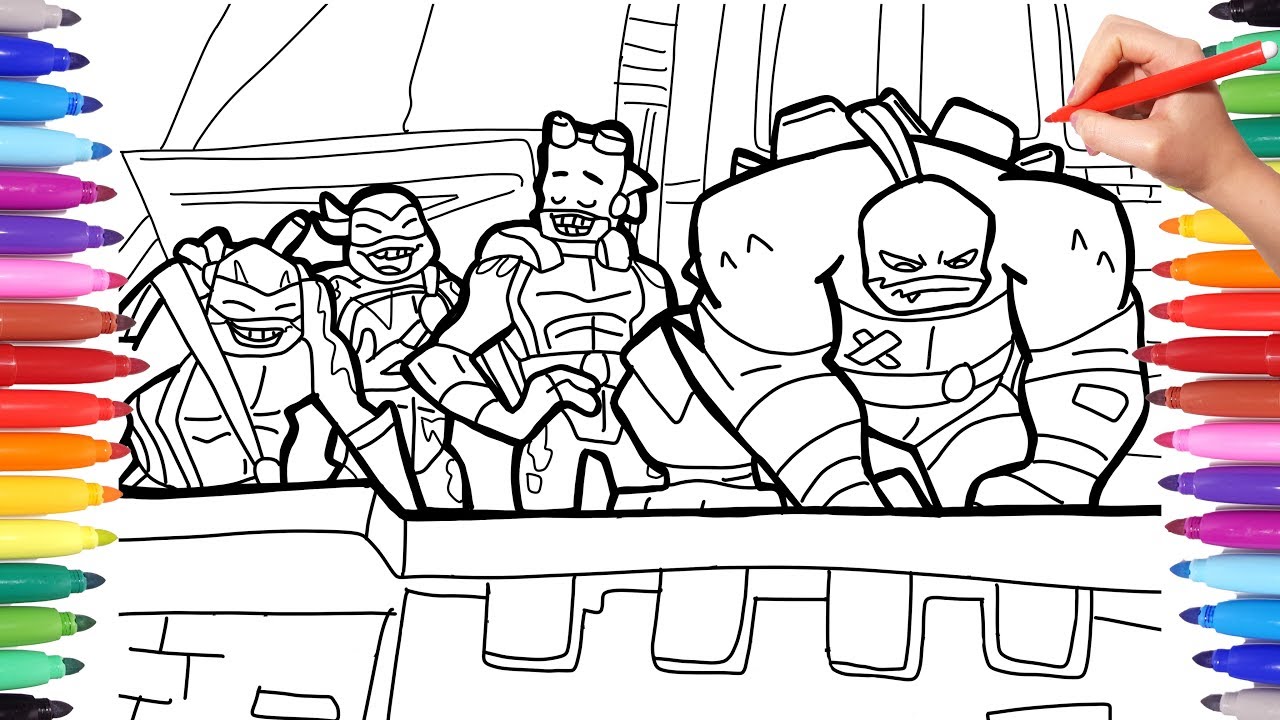 Rise of the teenage utant ninja turtles coloring pages how to draw tnt tnt coloring pages