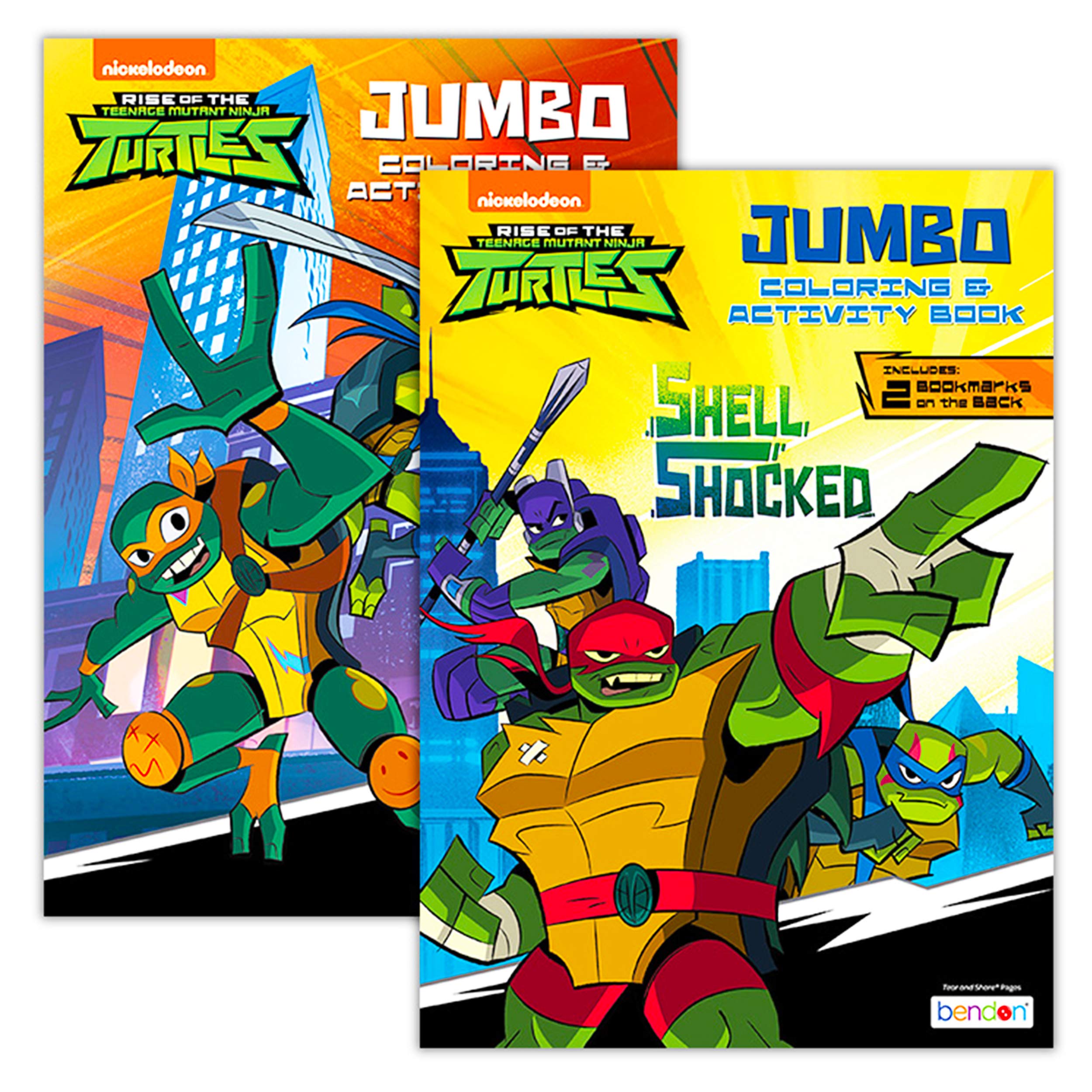 Teenage mutant ninja turtles coloring book set tmnt books toys games