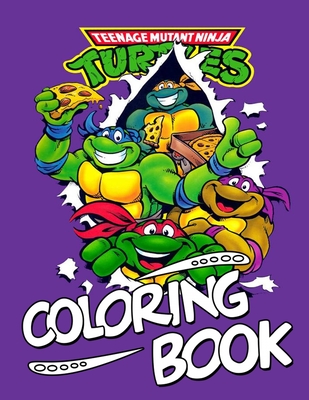 Teenage mutant ninja turtles coloring book teenage mutant ninja turtles coloring book for fans fun easy with easy and relaxing coloring pages in paperback