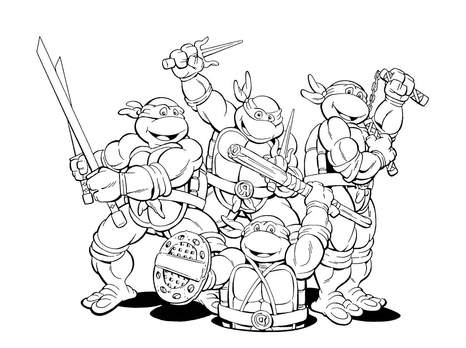 Online coloring pages mutant coloring all teenage mutant ninja turtles teenage mutant ninja turtles