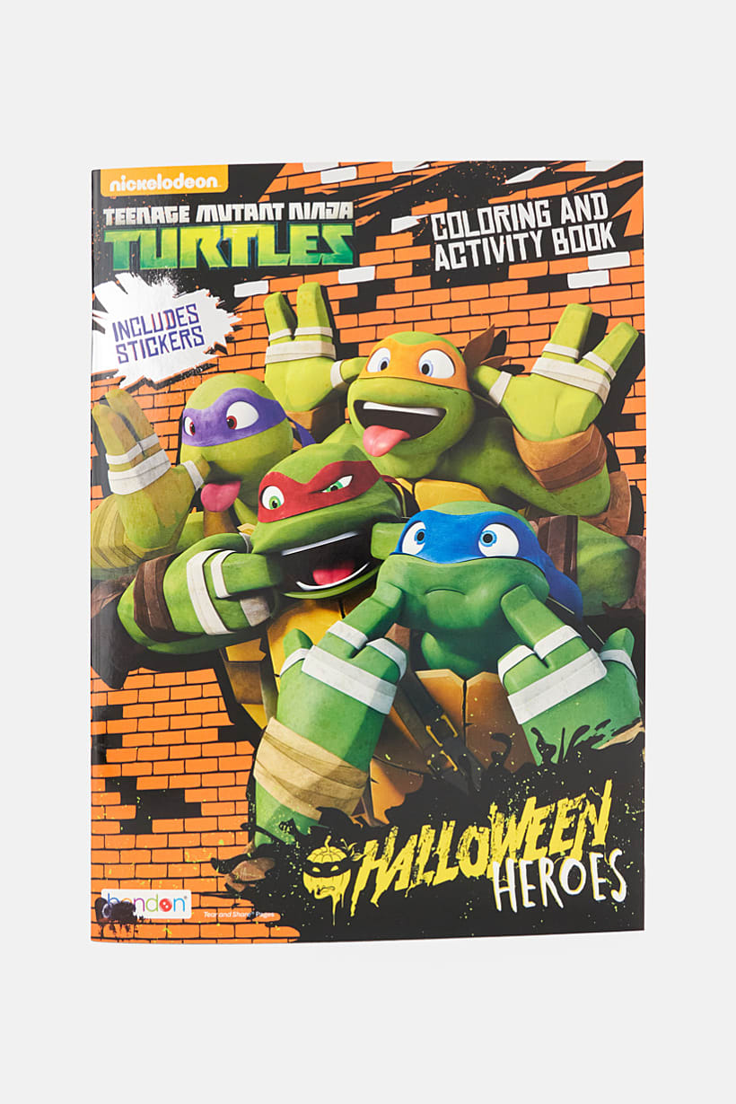 Buy bendon teenage mutant ninja turtles coloring book black and orange and green online brands for less