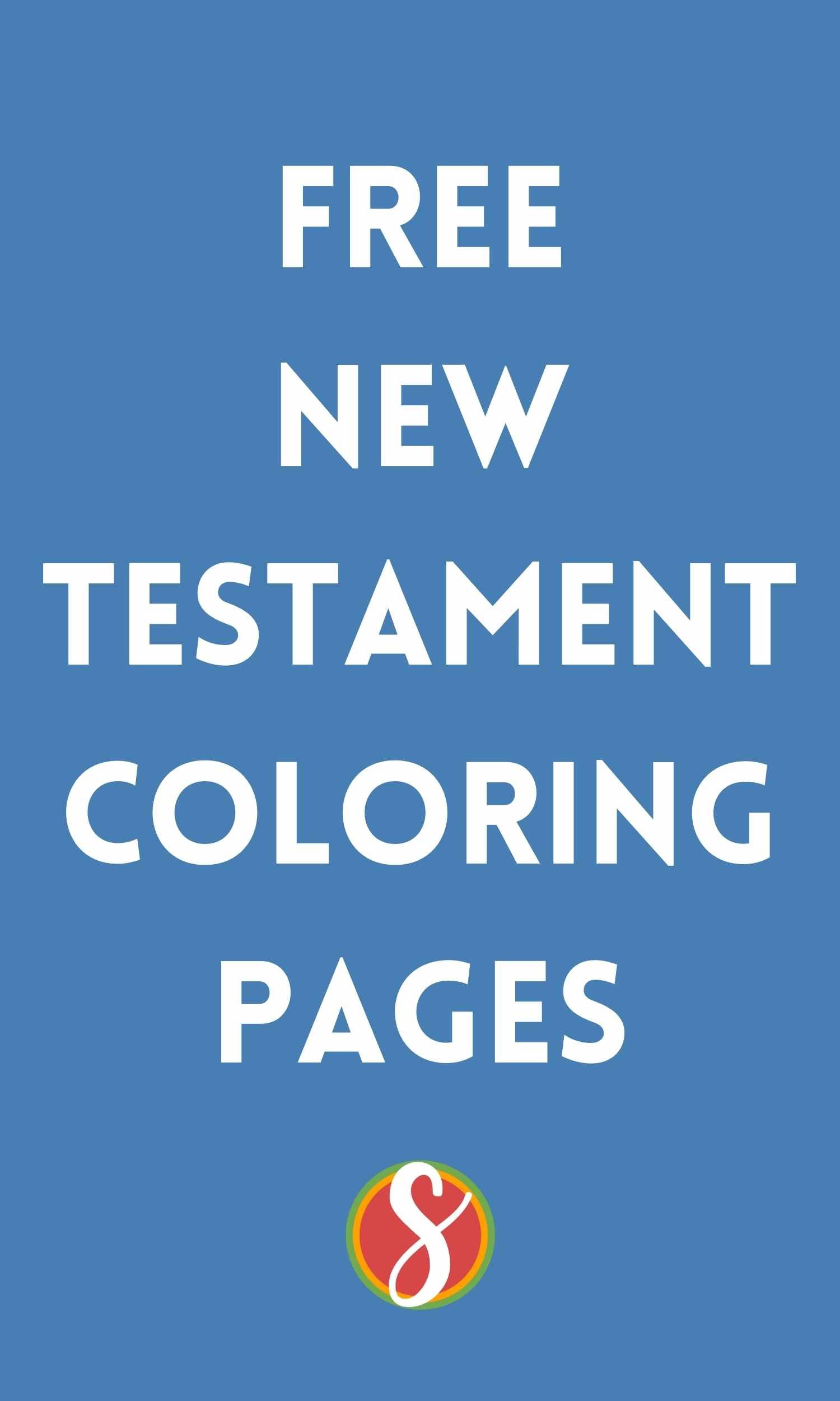 New testament coloring pages