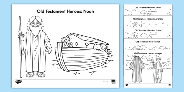 Free old testament heroes loring sheets usa