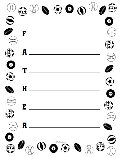 Acrostic â free printable