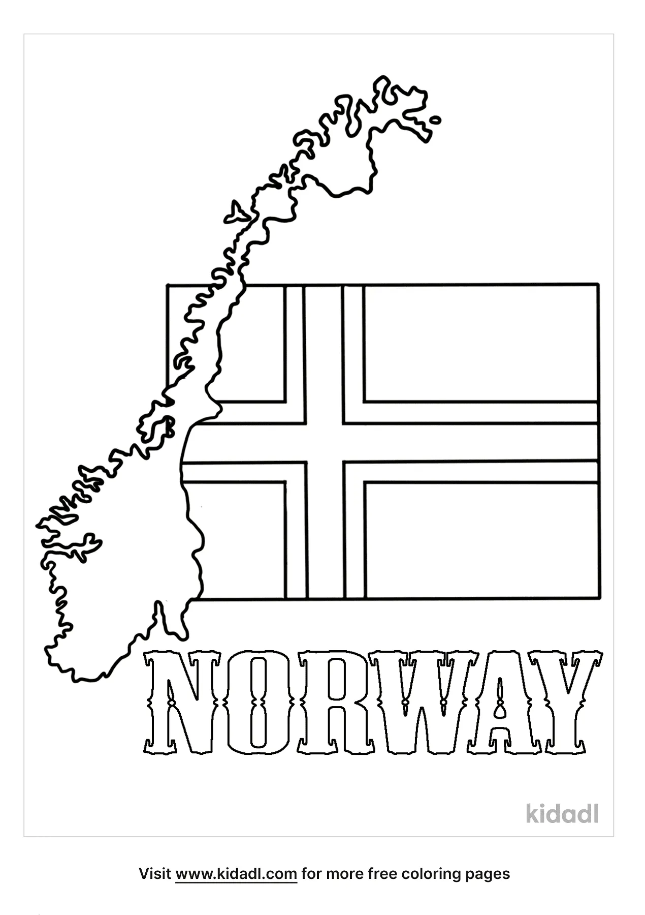 Free norway coloring page coloring page printables