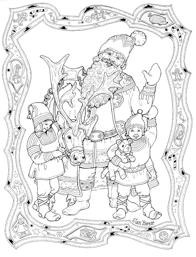 Coloring page jan brett christmas coloring pages coloring pages coloring pages winter