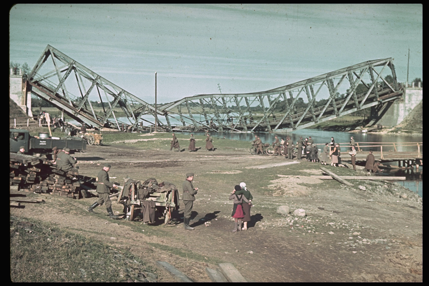 Invasion of poland color photos from wwiis first front