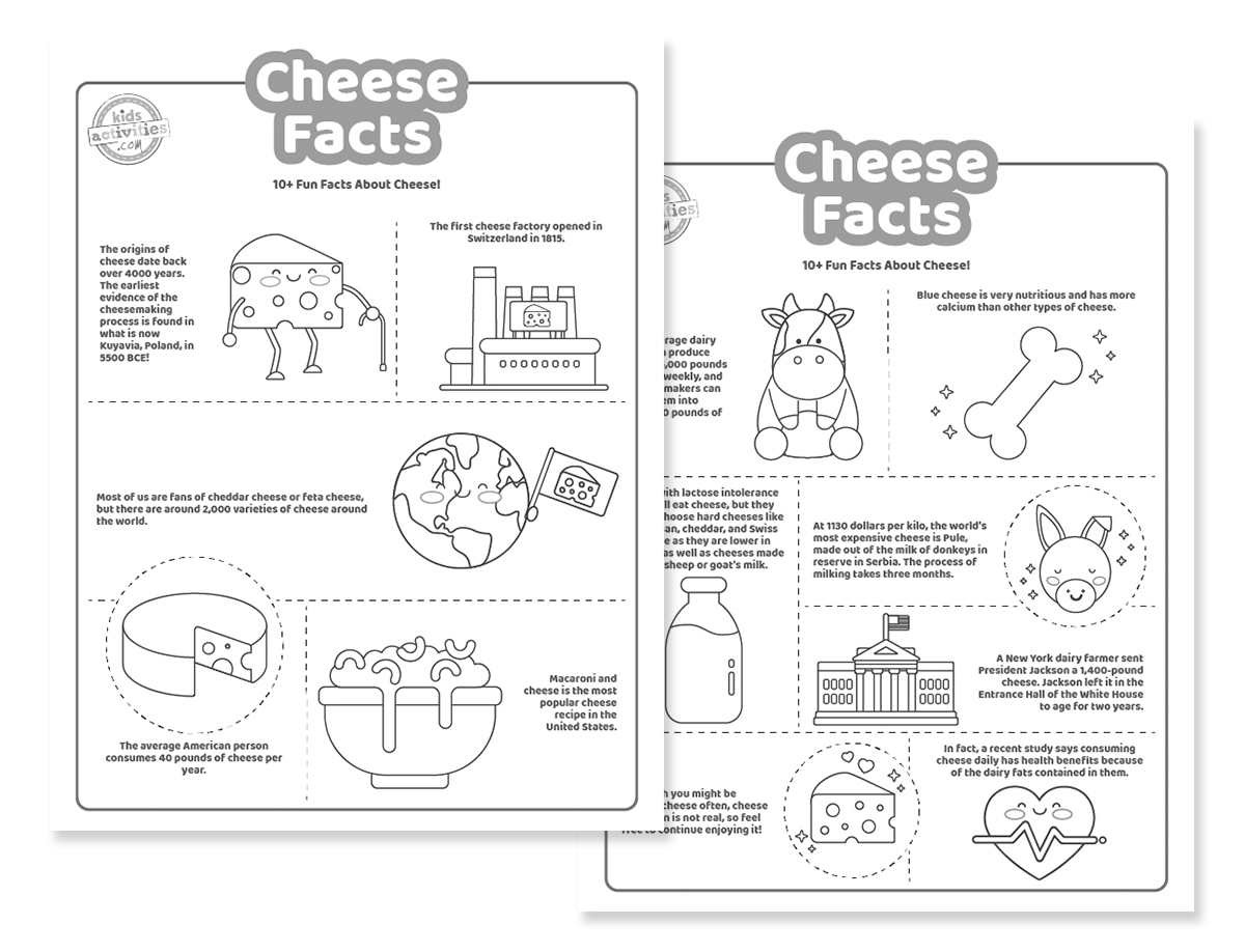 Cheese facts for kids that love cheese kids activities blog