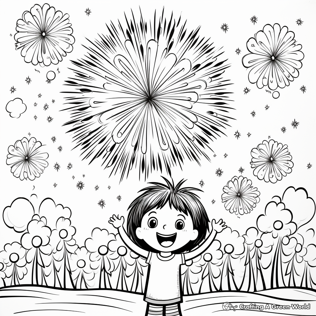 New year coloring pages