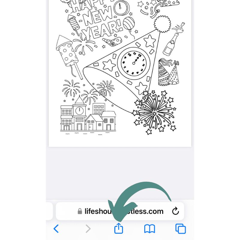 New year coloring pages free printable pdf templates