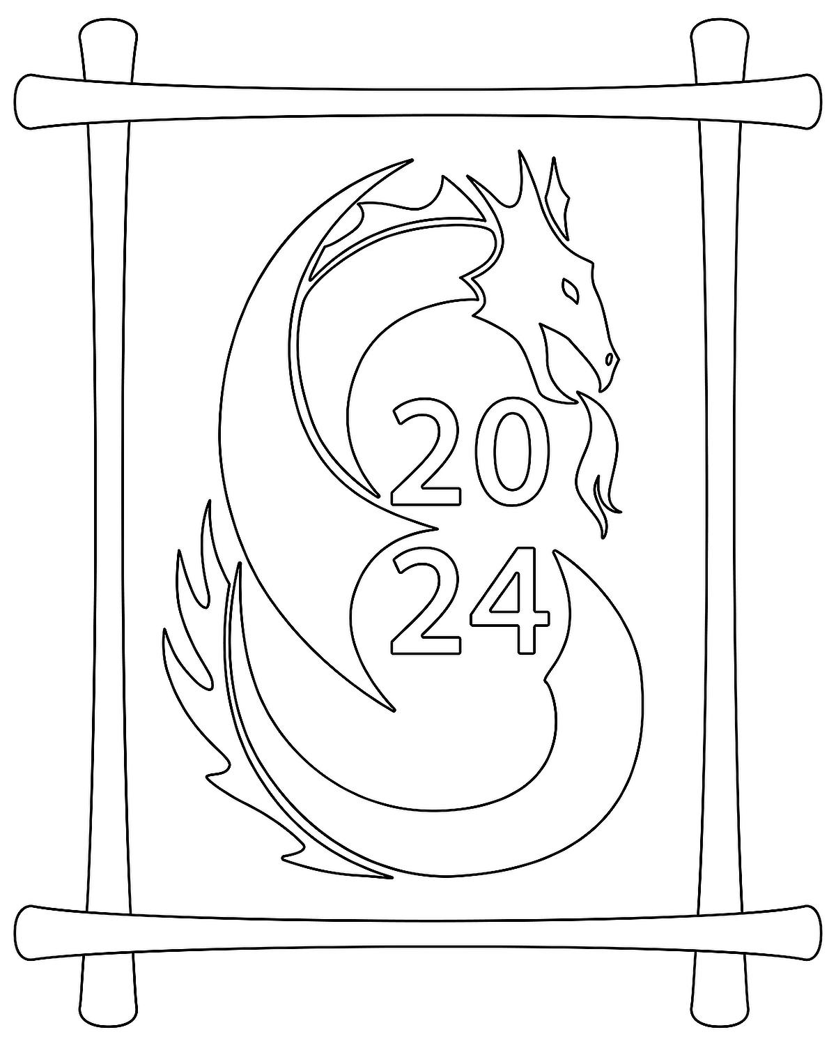 Happy new year free coloring pages for kids to wele the new year printables mom