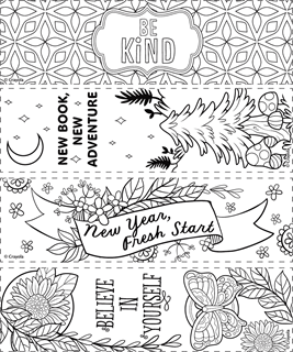 New years day free coloring pages