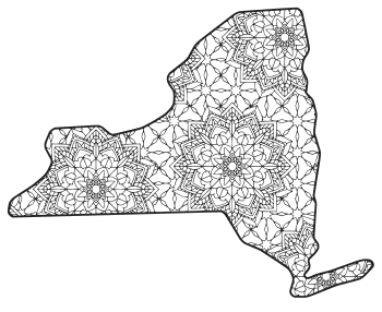 New york â map outline printable state shape stencil pattern â diy projects patterns monograms designs templates