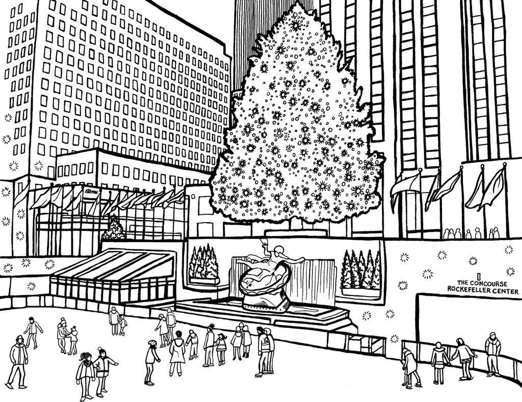 New york city coloring book