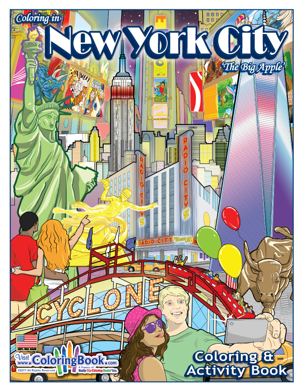 Coloring in new york city coloring and activity book